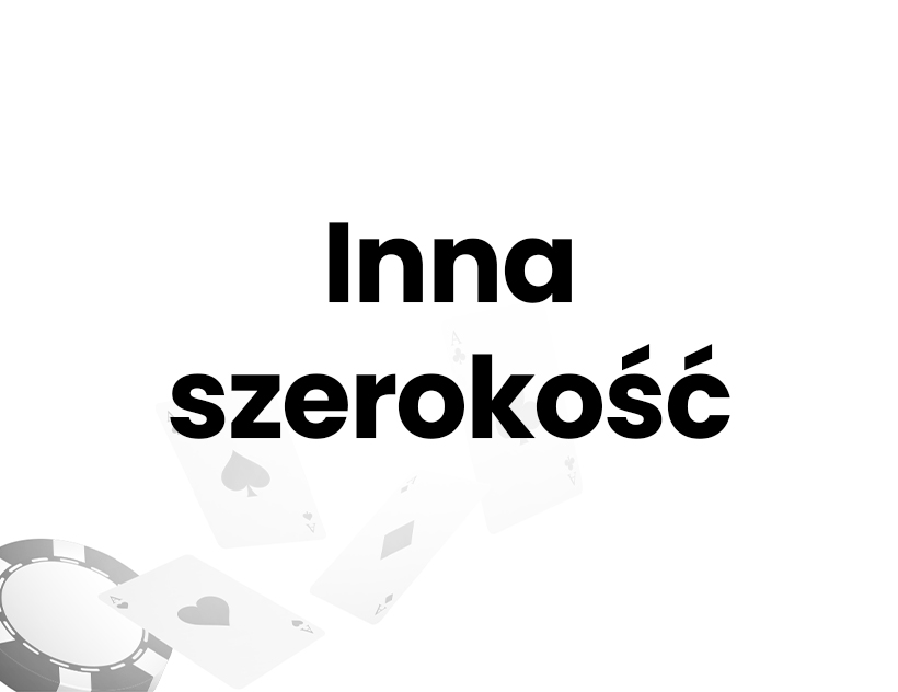 Szerokość bandy - Inna szerokość