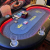 Fama_Casino_poker_premium_led_16-1 Stół do pokera sukno premium, wysoka banda z przeszyciem + LED, stelaż składany