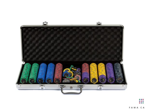 Fama_Casino007 żetony ceramiczne FAMA GAME TABLES zestaw 500 sztuk