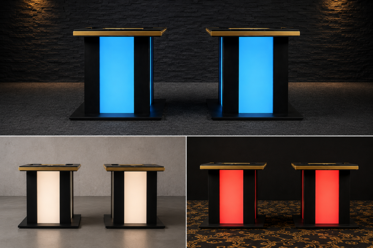 Nogi do stołu – Kolumna LED