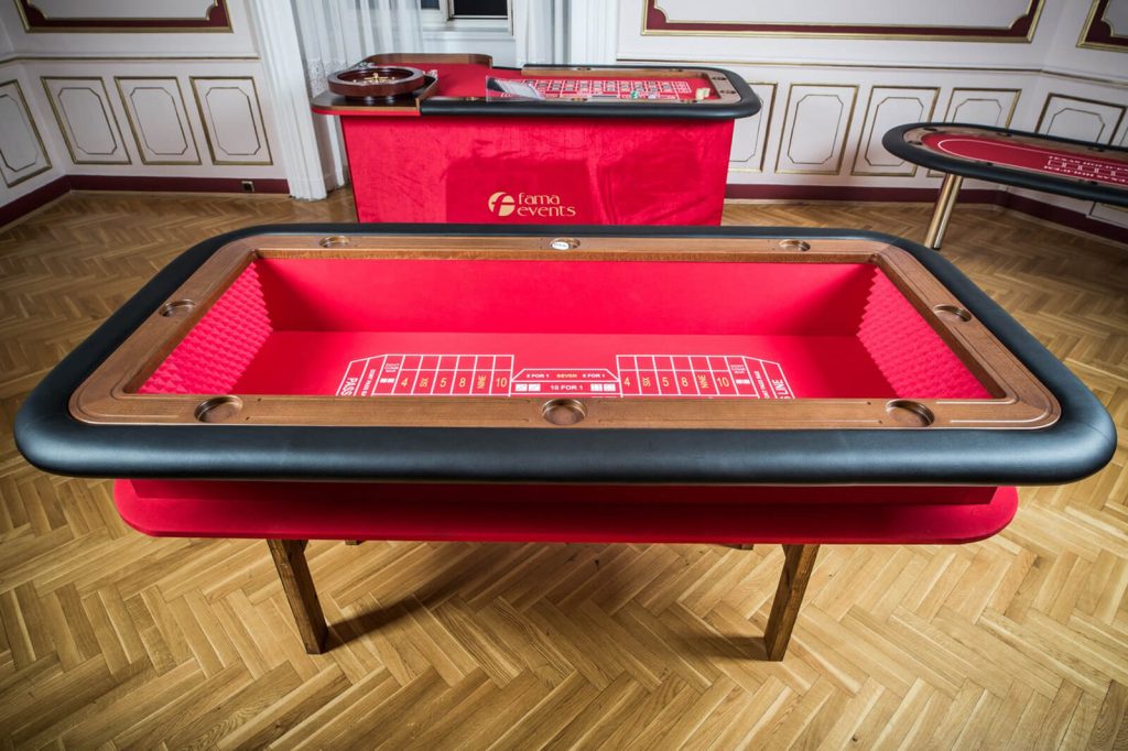 Photo of a craps table from the gallery