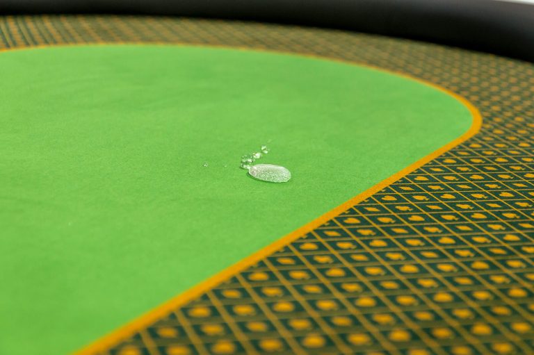A poker table made by Fama Game Tables
