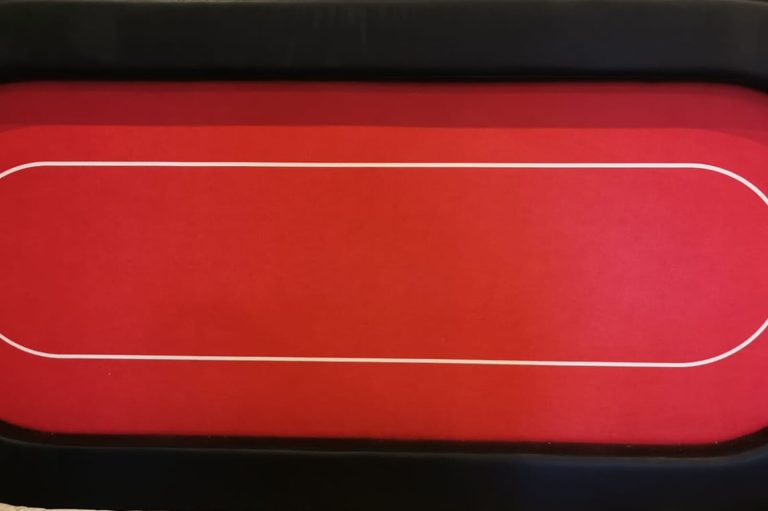 A poker table made by Fama Game Tables