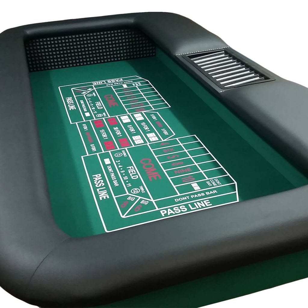Craps Table – Standard Felt, Unscrew Legs