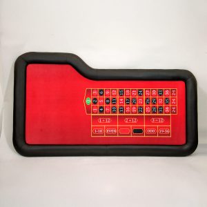 Roulette Table – Premium Felt, High Stitched Rail, Wooden Legs