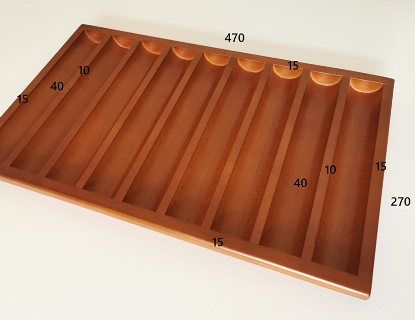 Chip tray – wooden, large
