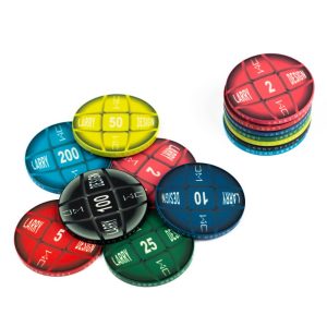 Spersonalizowane żetony ceramiczne 39 mm – zestaw 300 szt. - obrazek 2