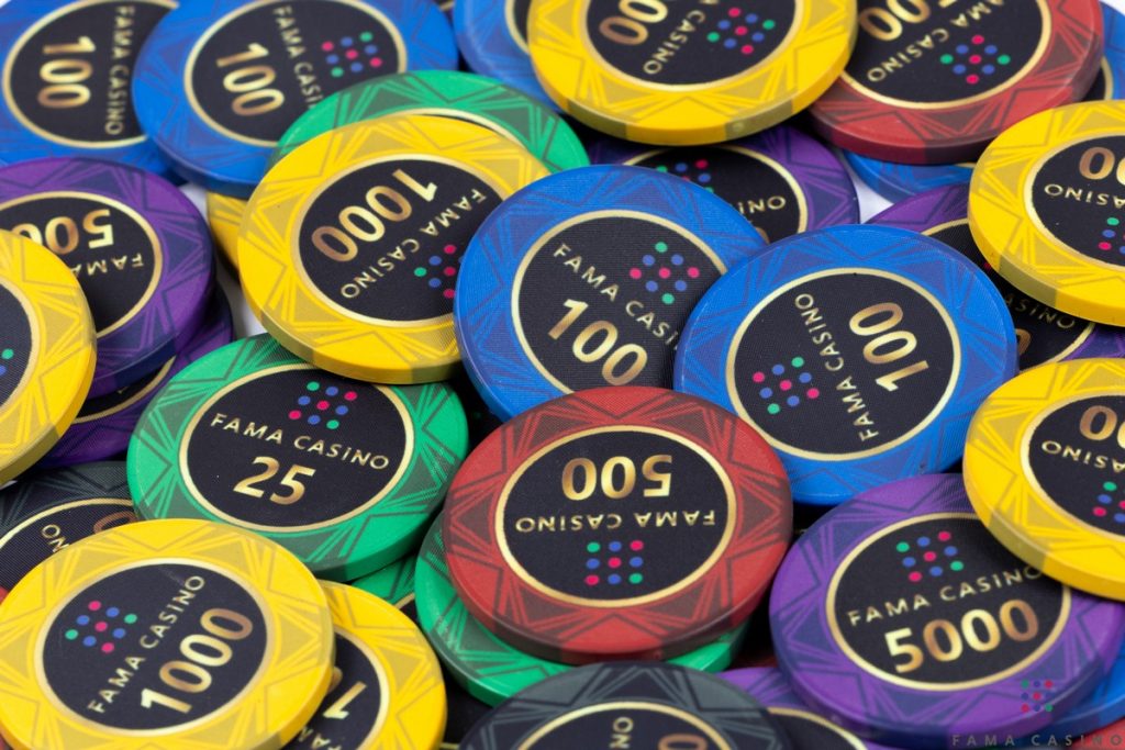 Żetony ceramiczne FAMA Game Tables – zestaw 500 szt.