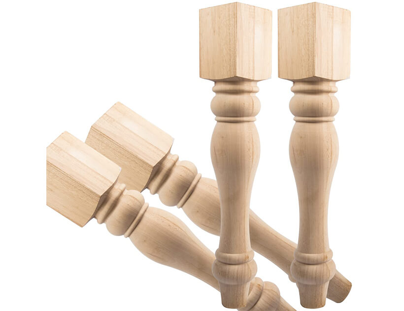 Legs – Turned Wood with Frame