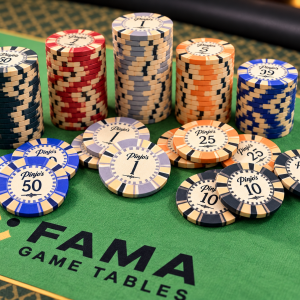 Personalisierte Keramik-Chips, 39 mm – Set mit 300 Stück - obrazek 4