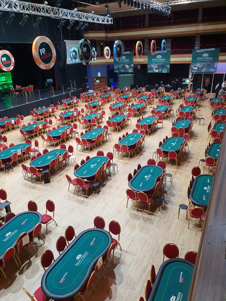 Projekt: 60 Pokerturniertische für die Irish Poker Tour