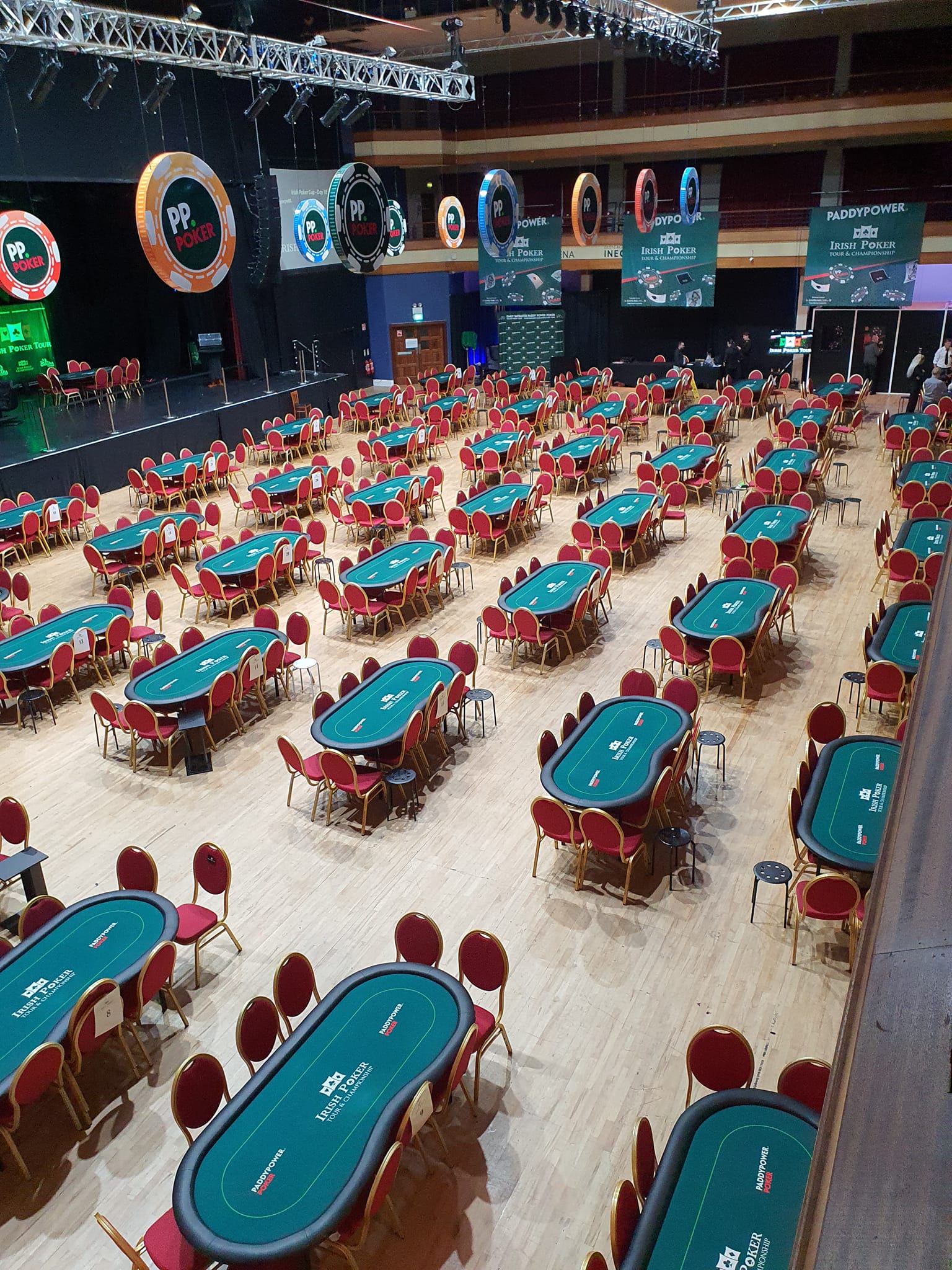 Poker Tournament Tables for Irish Poker Tour